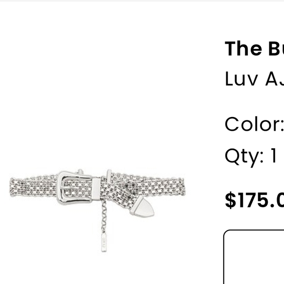 Luv AJ Silver Women's Choker Necklace - Picture 1 of 5